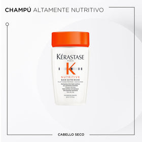 KÉRASTASE shampoo and conditioner texture close-up demonstrating creamy hydration