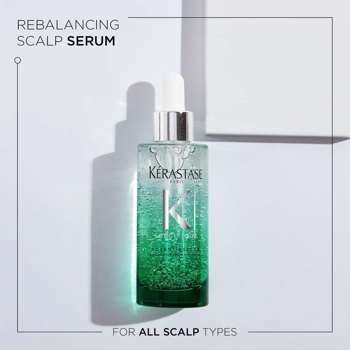 KÉRASTASE close-up of gel texture highlighting fast absorption benefit