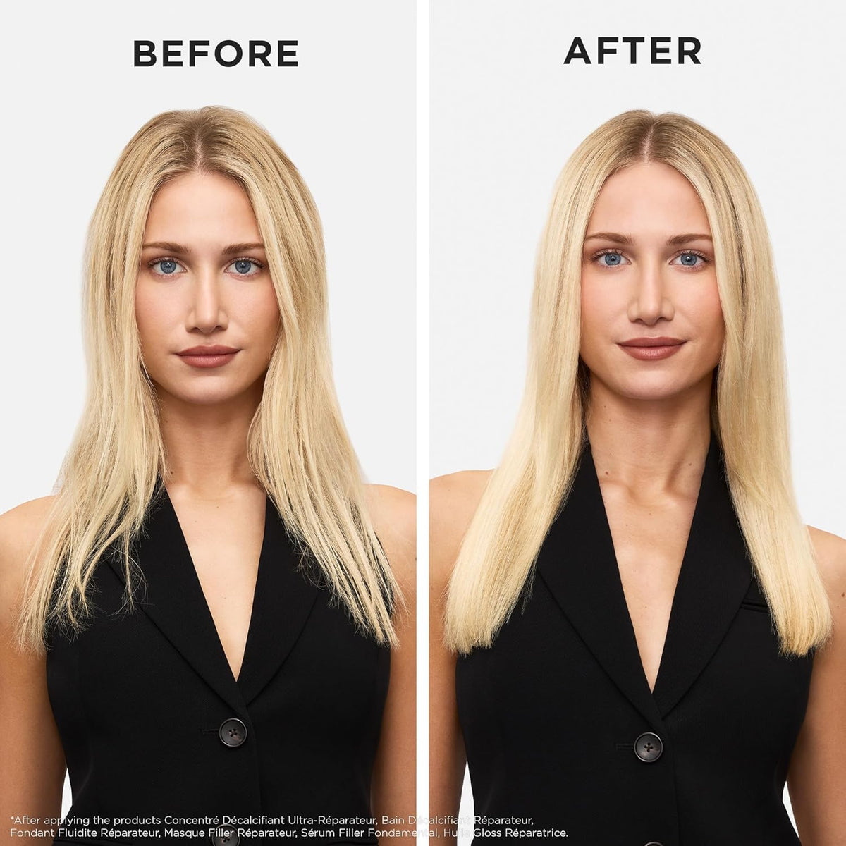 KÉRASTASE shampoo texture close-up demonstrating creamy decalcifying formula benefit