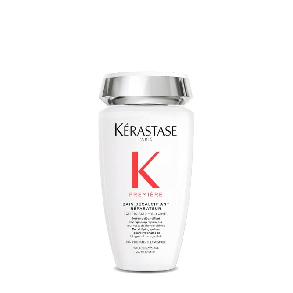 KÉRASTASE front bottle shot showing packaging and professional benefit