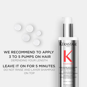 KÉRASTASE citric acid ingredient display highlighting descaling action
