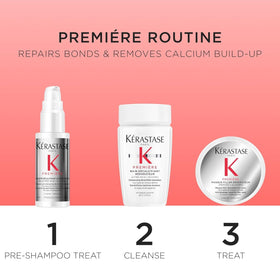 KÉRASTASE mask jar open showing creamy texture that hydrates and smooths hair