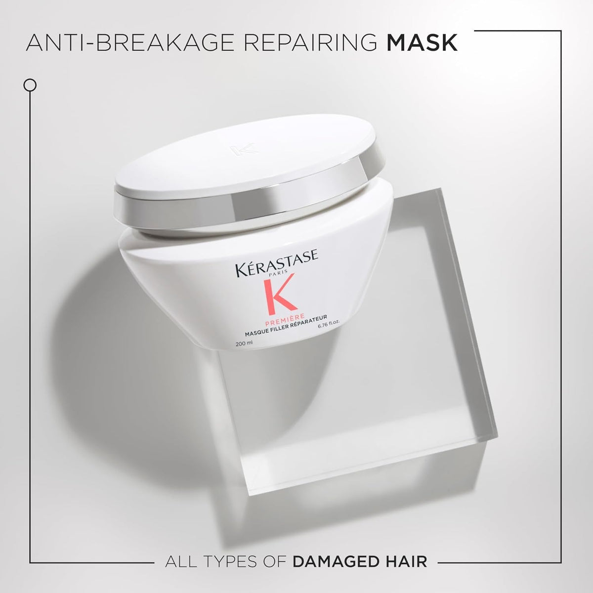 KÉRASTASE mask foaming and rinse detail highlighting detangling and smoother lengths