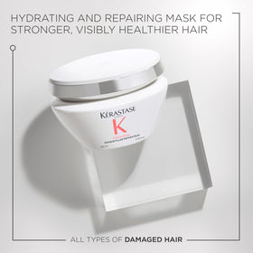 KÉRASTASE Premiere mask creamy texture close-up illustrating spreadability
