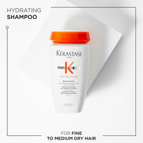 KÉRASTASE pump producing creamy lather for effective gentle cleansing