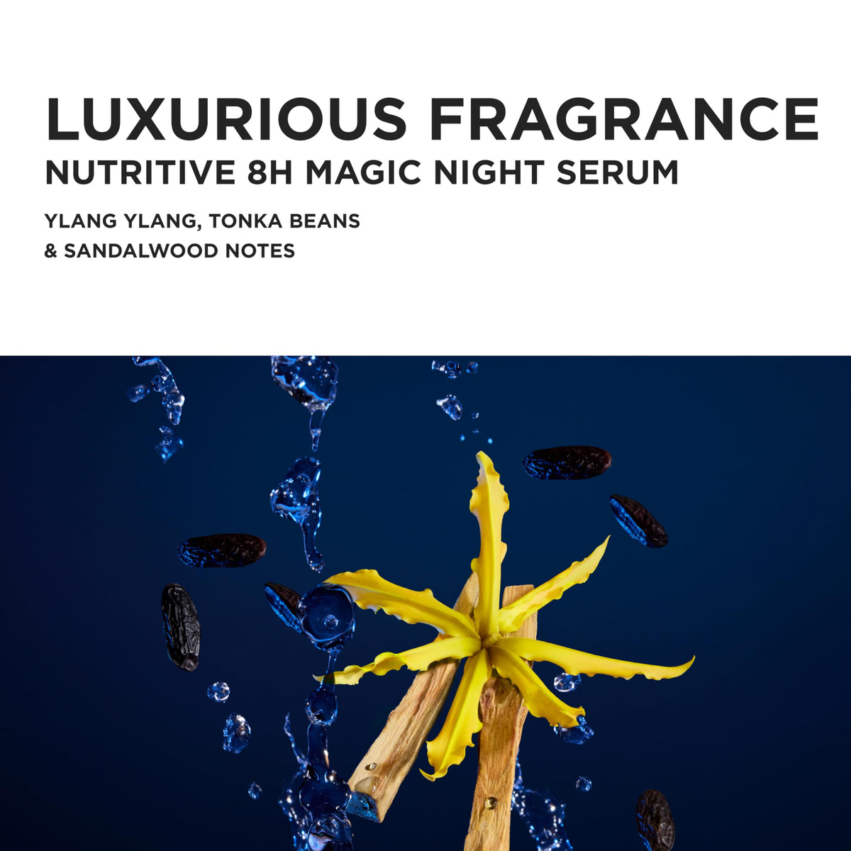 KÉRASTASE bottle beside coin showing compact size for travel-friendly nighttime care
