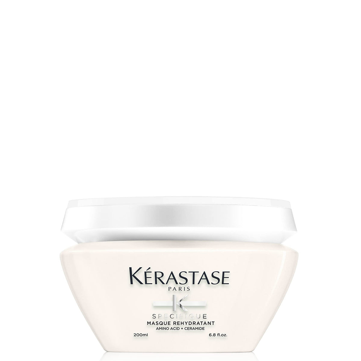 KÉRASTASE front packaging showing sleek jar and label for easy identification and professional care