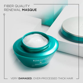 KÉRASTASE open jar texture close-up revealing rich cream for deep nourishment
