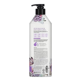 Kerasys conditioner cream texture on hand emphasizing smooth, hydrating finish