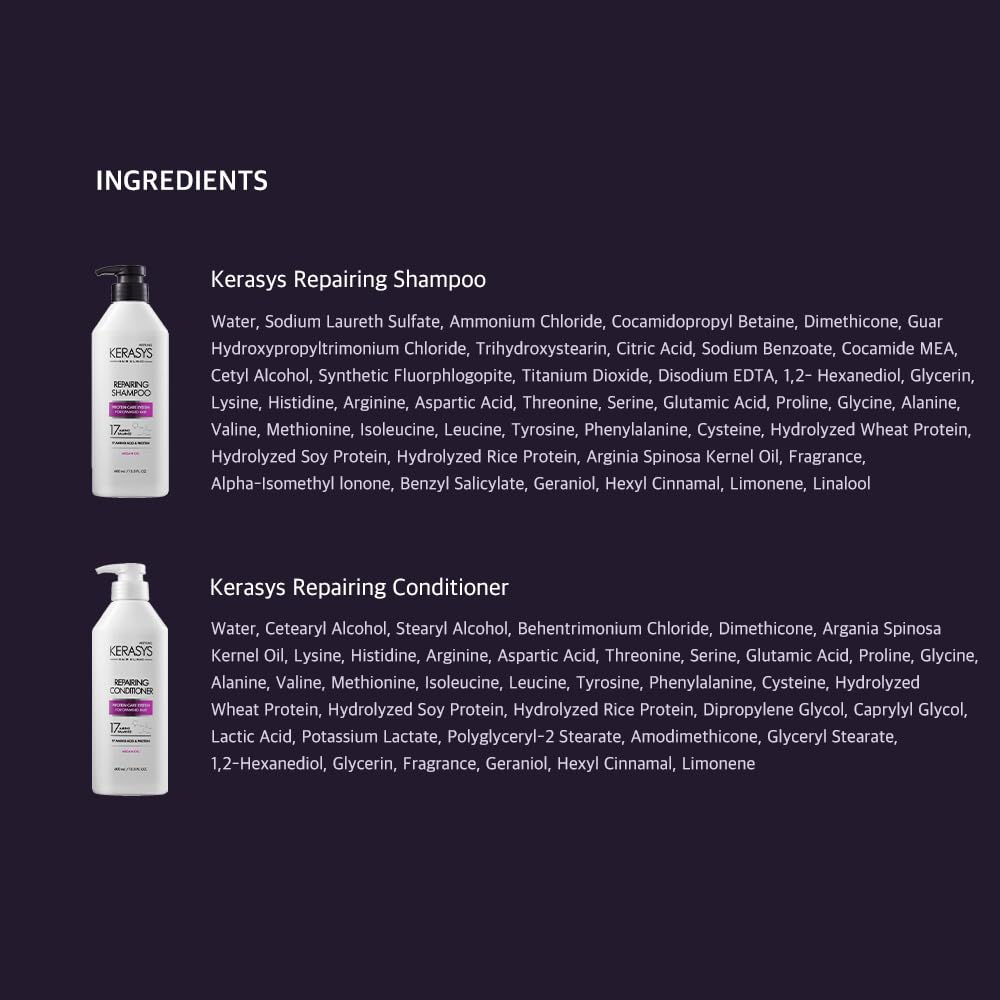Kerasys duo staged in bathroom showing daily routine compatibility benefit