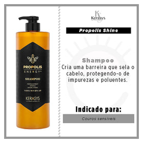 Kerasys close-up of shampoo texture and foam demonstrating gentle lather and nourishment
