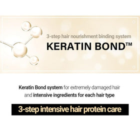 Kerasys treatment tube open showing creamy formula for deep hydration benefit