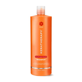 KERATHERAPY front bottle showing color protect conditioner for extended color and shine