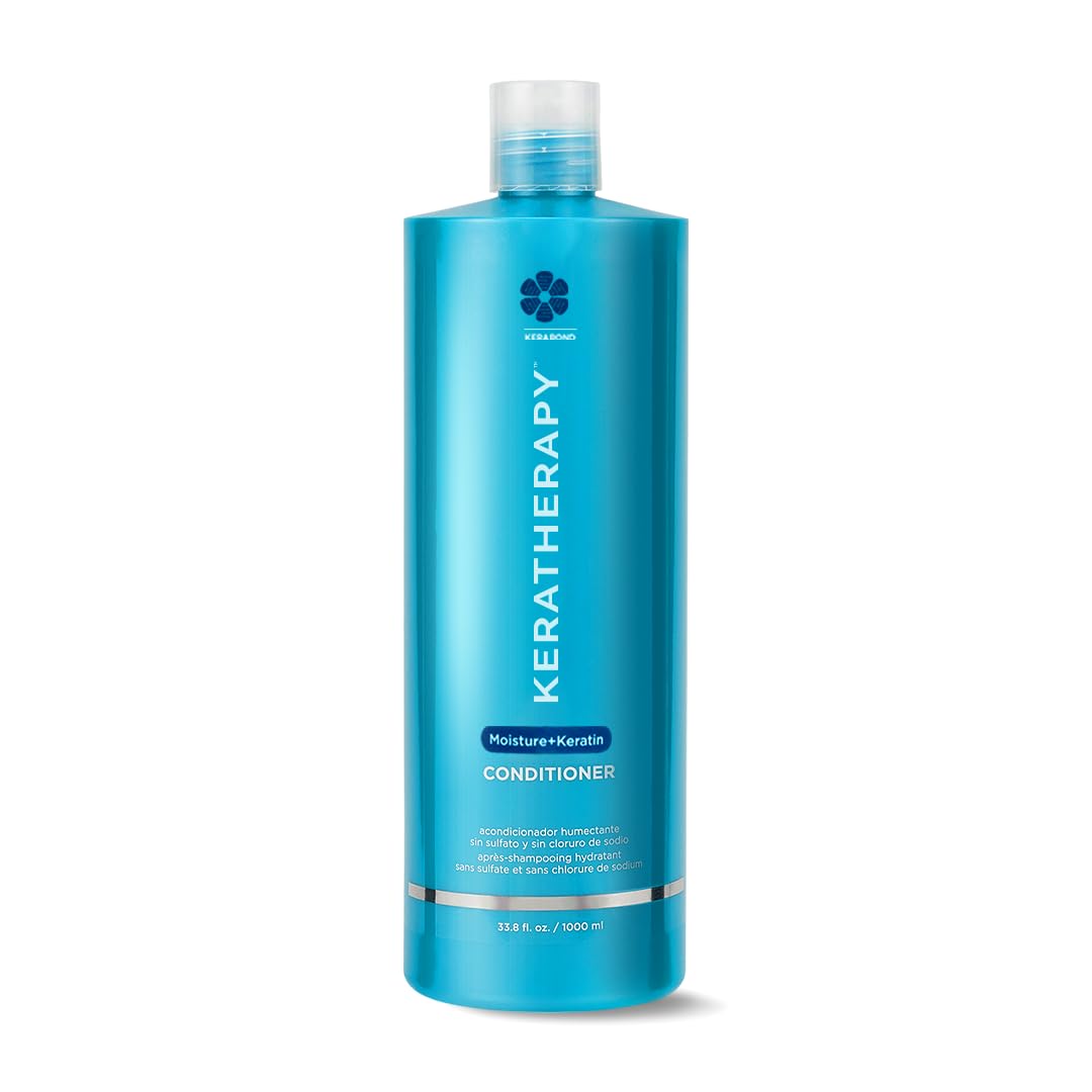 KERATHERAPY front packaging 33.8 fl oz showing product benefits and size
