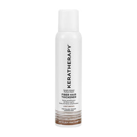 KERATHERAPY front packaging showing light brown bottle and label benefits