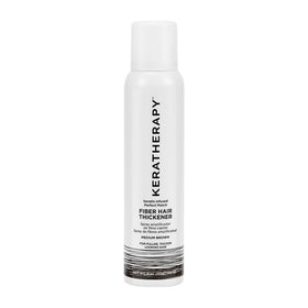 KERATHERAPY front packaging of medium brown fiber spray showing product benefit of instant volume