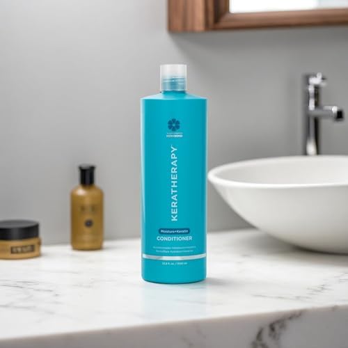 KERATHERAPY pump dispenser close-up for easy, mess-free application