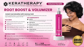 KERATHERAPY close-up nozzle shot highlighting easy application and control