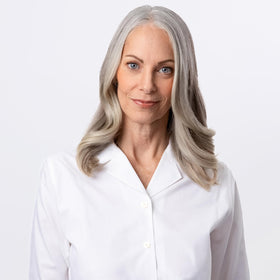 Keratin Complex duo in shower demonstrating at-home use