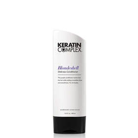Keratin Complex front bottle showing purple conditioner and branding for tone correction