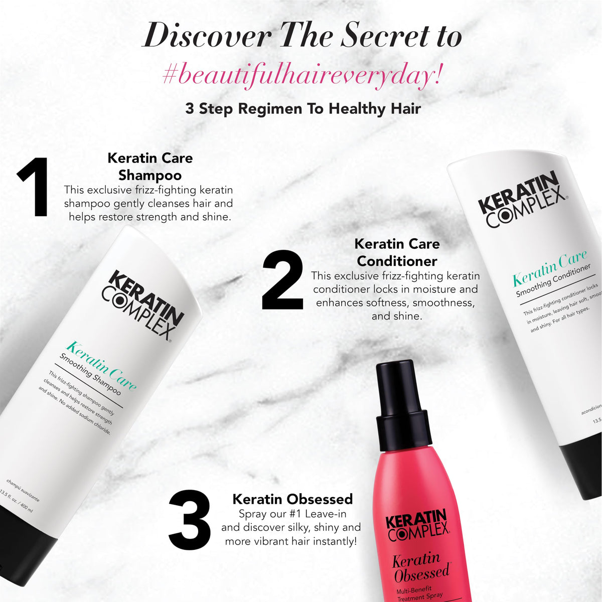Keratin Complex conditioner texture on fingertip showing creamy hydration