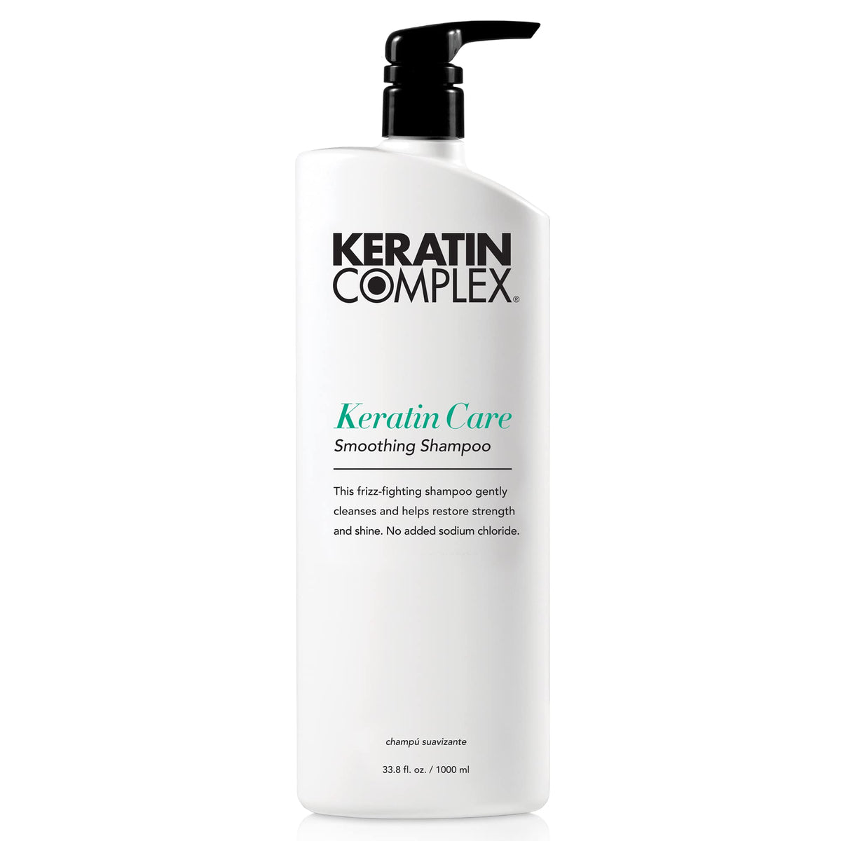 Keratin Complex front bottle view showing professional packaging and volume benefit