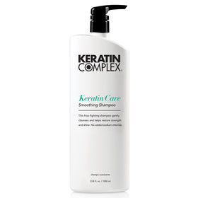 Keratin Complex front bottle view showing professional packaging and volume benefit