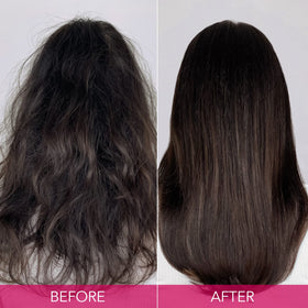 Keratin Complex texture close-up highlighting lightweight lotion for fast absorption
