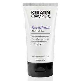 Keratin Complex front packaging showing 1.7 fl oz and clear product benefit