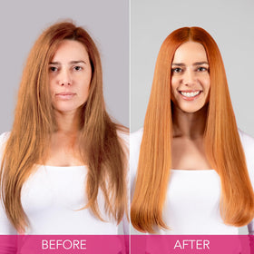 Keratin Complex shampoo lathered in hand demonstrating gentle cleansing benefit