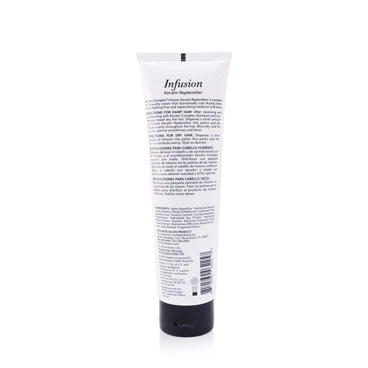 Keratin Complex in-use: stylist blow-drying hair for faster drying and frizz control benefit