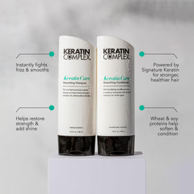 Keratin Complex foam texture demonstrating gentle lather and effective cleansing