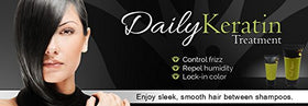 Keratin Express on bathroom shelf in lifestyle setting promoting daily use