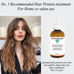 KERATIN RESEARCH application on mid-lengths and ends demonstrating protective benefit