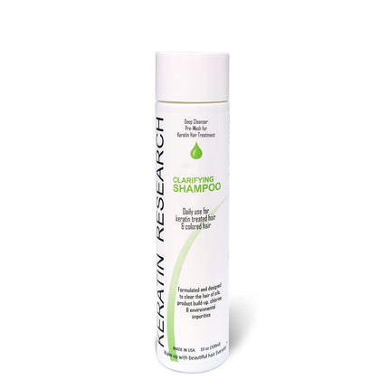 KERATIN RESEARCH front bottle view shows clear labeling and professional prep use benefit