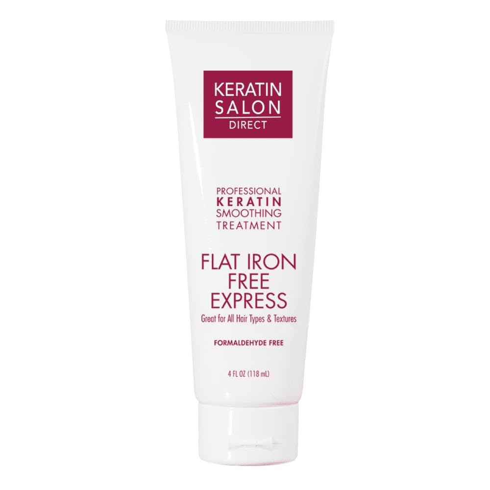 Keratin Salon Direct front bottle showing product and easy application benefit