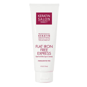 Keratin Salon Direct front bottle showing product and easy application benefit