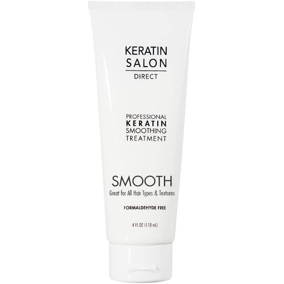 Keratin Salon Direct front packaging showing product and brand benefit