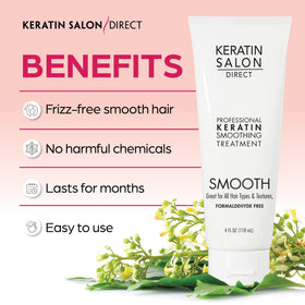 Keratin Salon Direct botanical extracts and vitamins emphasizing nourishment
