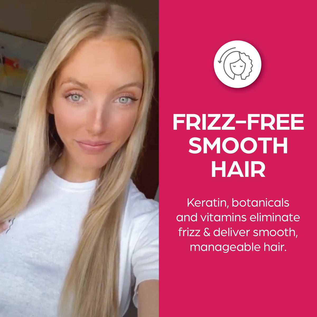 Keratin Salon Direct 4 oz held in hand for clear size and portability benefit