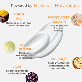 Kerazon Professional open jar top view revealing rich moisturizing formula