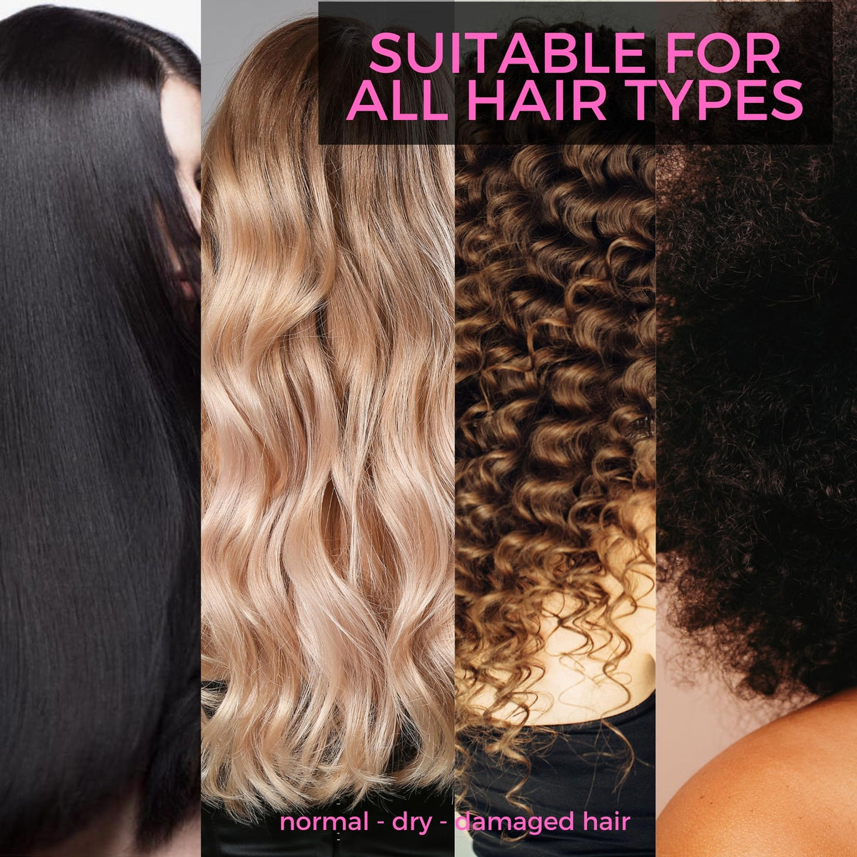 Kerazon Professional label close-up highlighting natural extract benefits
