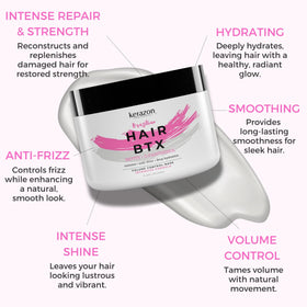 Kerazon Professional cream texture close-up for easy spread and nourishment