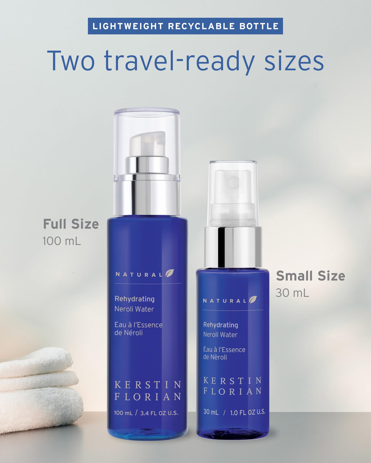 Kerstin Florian travel bottle in bag for hydration on-the-go
