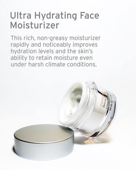Kerstin Florian ingredient label close-up highlighting botanicals and glycoprotein complex benefit