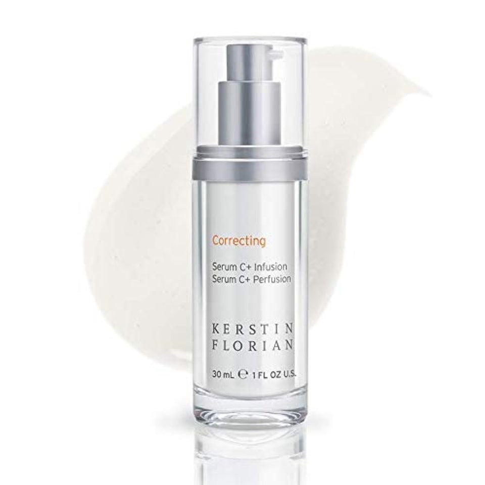 Kerstin Florian front bottle view showing elegant packaging and brightening benefits