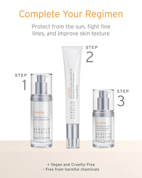Kerstin Florian serum spa lifestyle setting conveying luxurious, calming self-care benefit