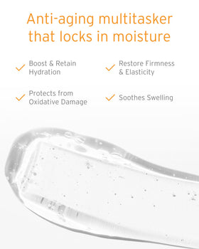 Kerstin Florian serum texture close-up demonstrating lightweight, fast-absorbing consistency