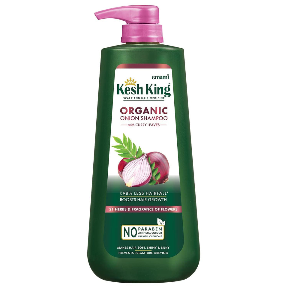 KESH KING front packaging showing bottle and benefits