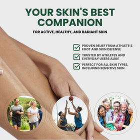 KESMEDIK balm on fingers demonstrating easy targeted application